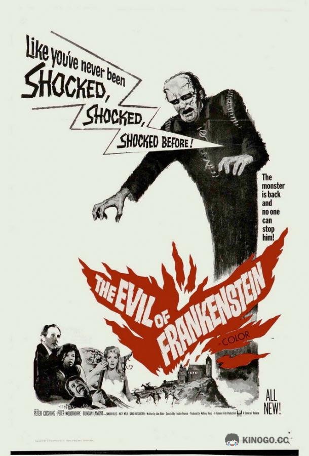 Грех Франкенштейна The Evil of Frankenstein (1964)