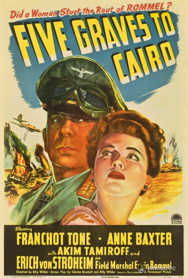 Пять гробниц по пути в Каир Five Graves to Cairo (1943)